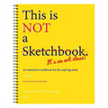 Interactive Art Drawing Workbook – Hardcover Sketchbook Guide Art Drawing Workbook Axl Yellow