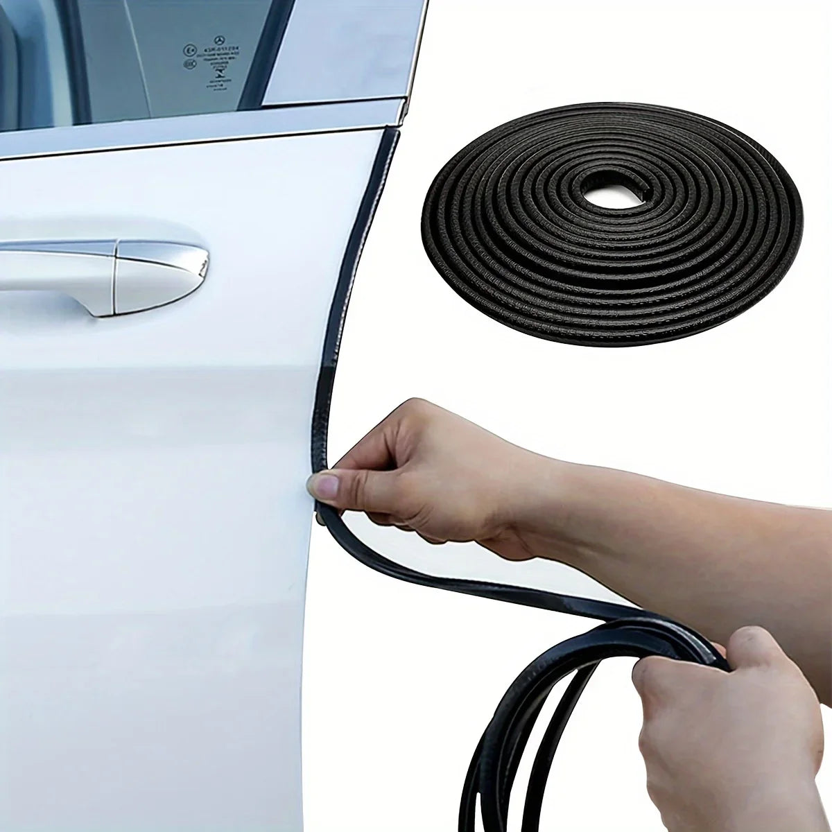 5M Black Car Door Edge Guard Strip – PVC Protector Trim Car Door Protector Axl
