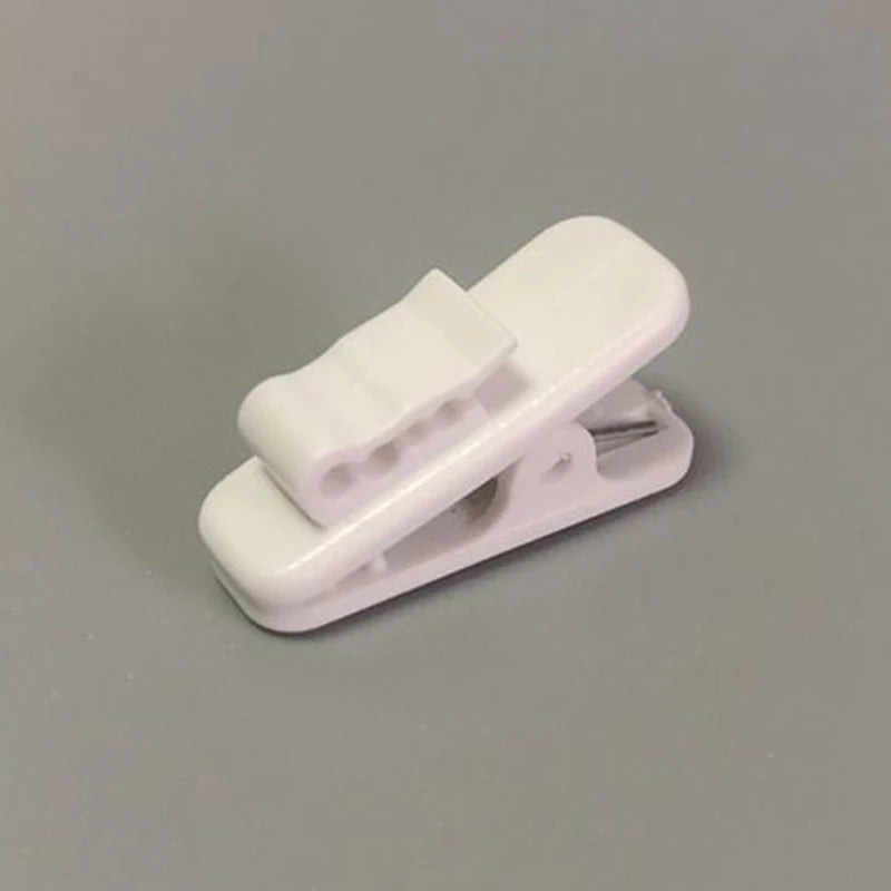 10-Pack Rotating Earphone Cable Clips – Cord Organizer Set Cable Organizer Clips Axl White