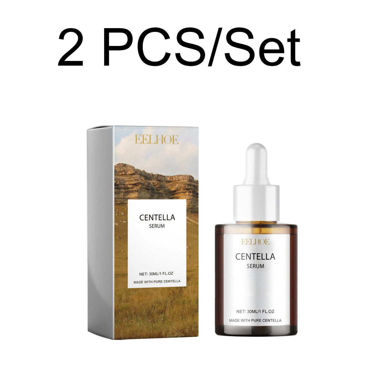 Centella Asiatica Face Serum – Hydrating & Brightening 30ml Face Serum Axl Type A 30ml 2PCS