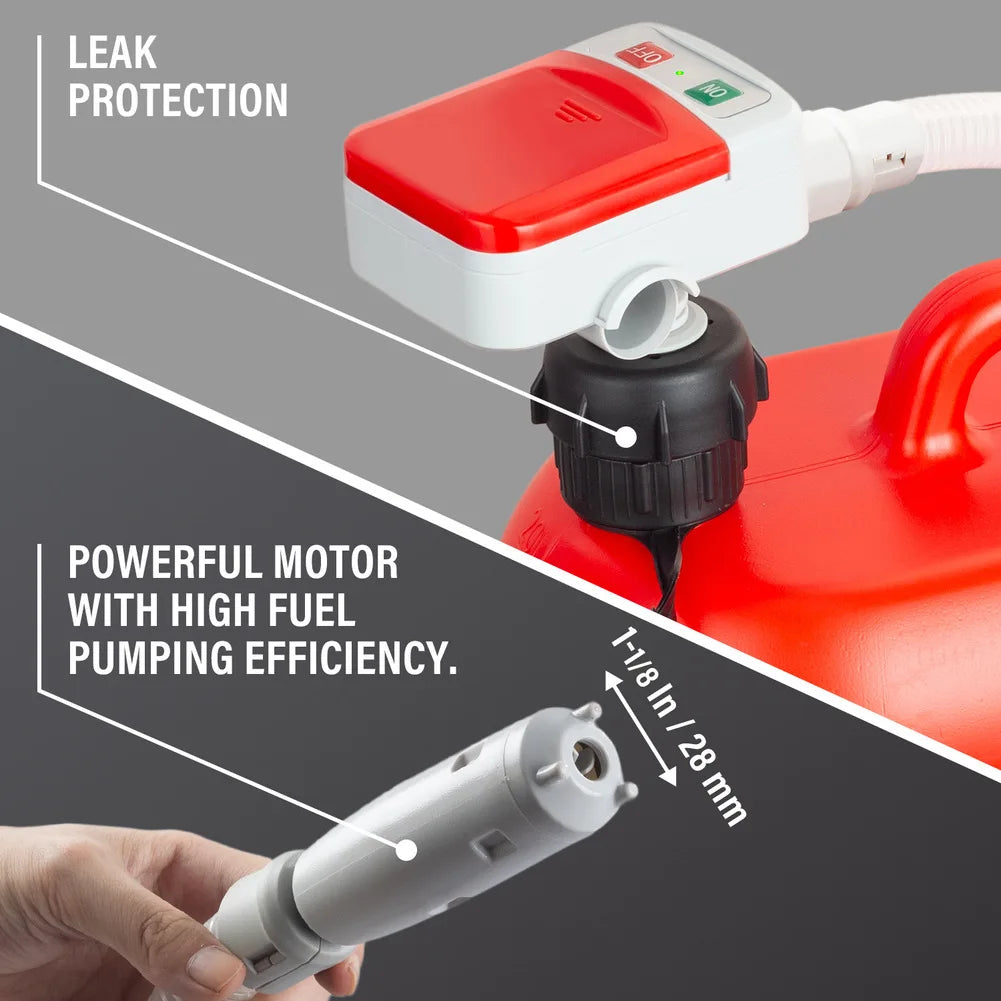 Auto-Stop Electric Fuel Transfer Pump | Battery & USB Powered Fuel Transfer Pump Axl
