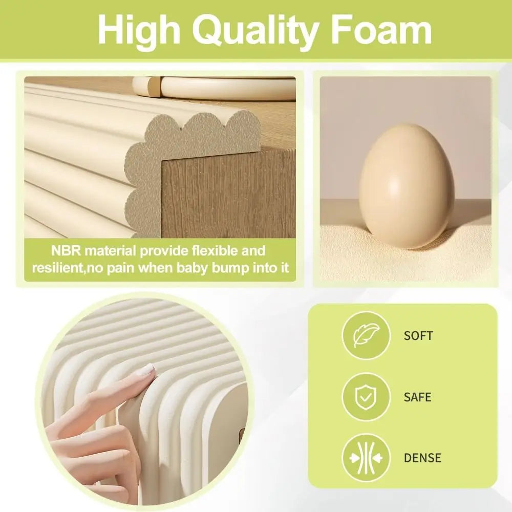 Foam Edge & Corner Guard Strip 2m | Self-Adhesive Baby Safety Edge Corner Guard Axl
