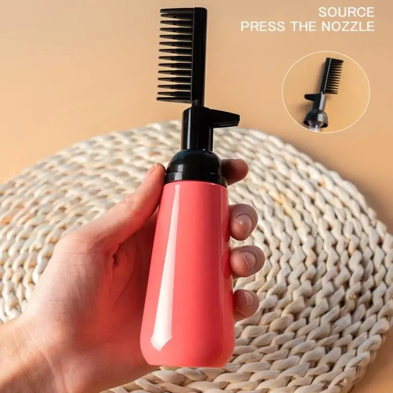 200ml Hair Dye Applicator Bottle with Comb Brush | Salon Tool Hair Dye Applicator Axl