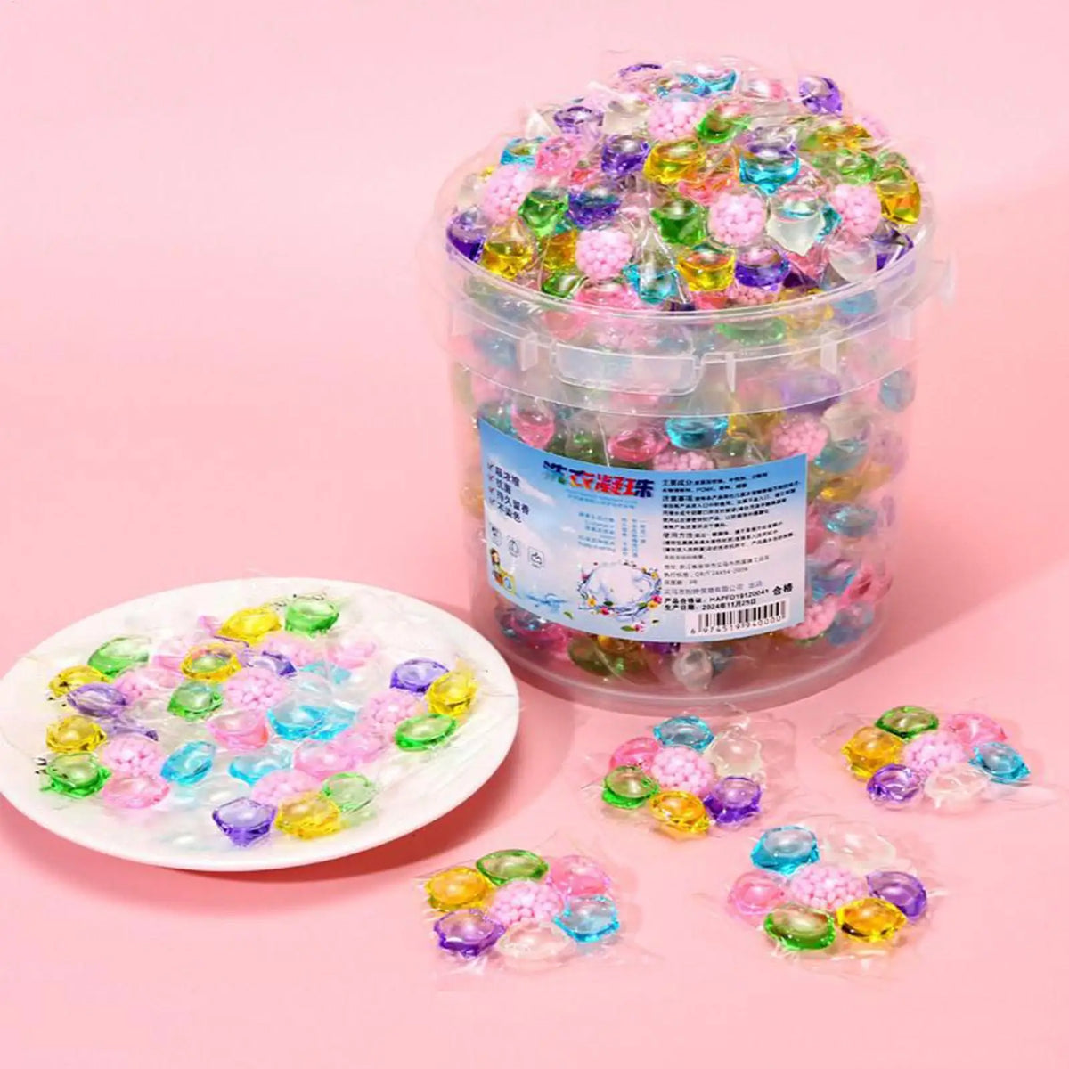 100-Pack 7-in-1 Laundry Detergent Pods | Multi-Purpose Capsules Laundry Detergent Pods Axl