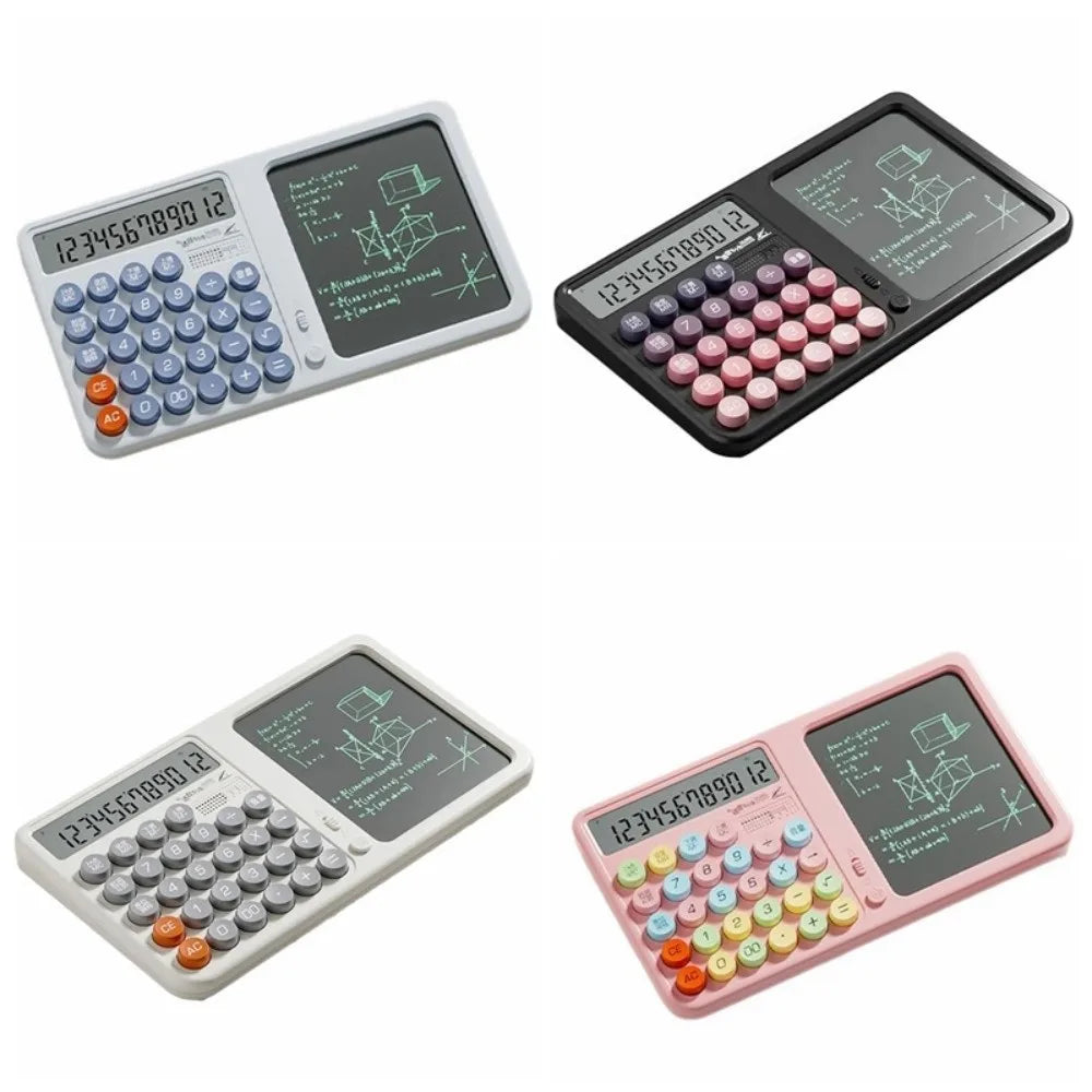 Large Display Calculator with Notepad, Voice & Erasable Writing Pad Desktop Calculator Axl