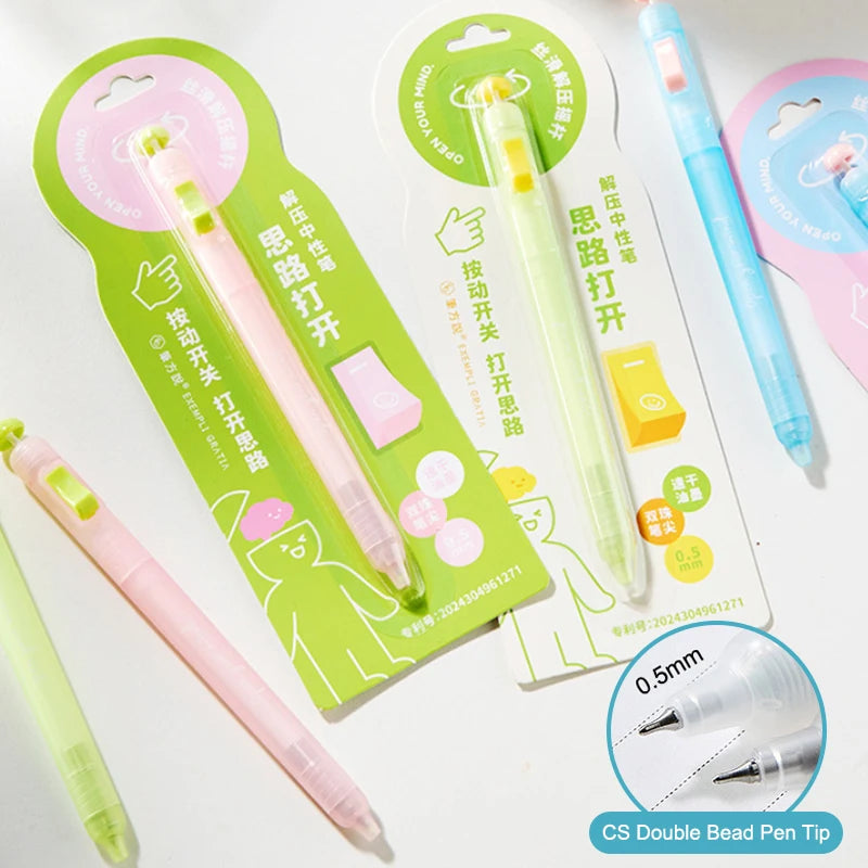 Mushroom Click Pen Set 1–3 Pcs | Fun Novelty Ballpoint Pens Novelty Ballpoint Pen Axl