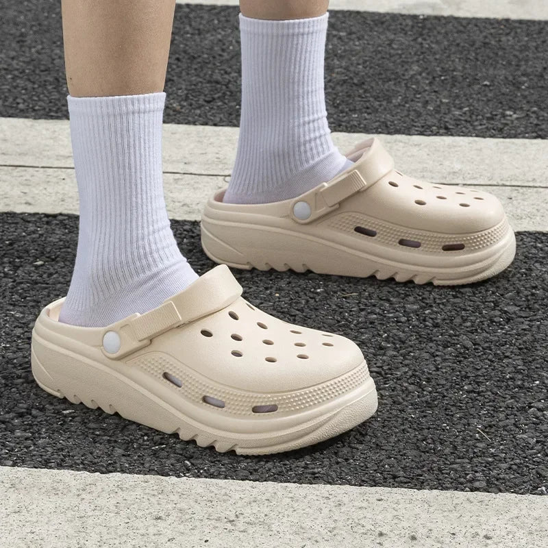 Closed Toe Non-Slip Garden Clogs & Beach Sandals | Unisex Garden Clogs Sandals Axl