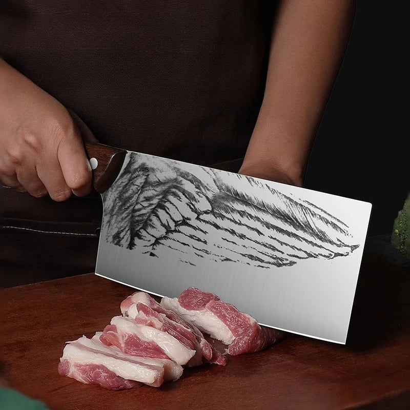 PLYS Forged High-Alloy Carbon Steel Chef's Slicing Knife Chef's Slicing Knife Axl