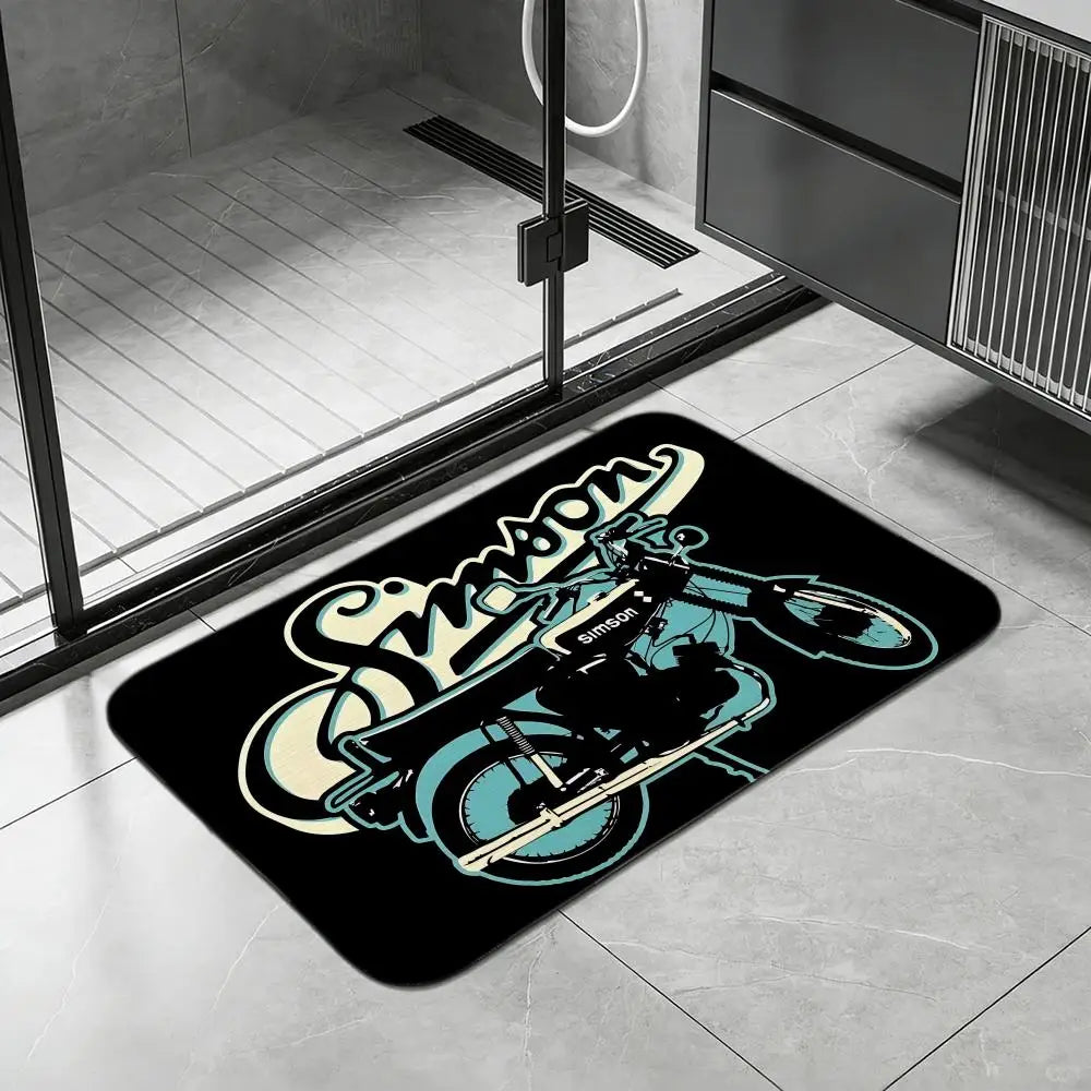 Diatomite Bath Mat – Quick Dry, Anti-Slip, Absorbent Floor Mat Diatomite Bath Mat Axl White1 50x80cm