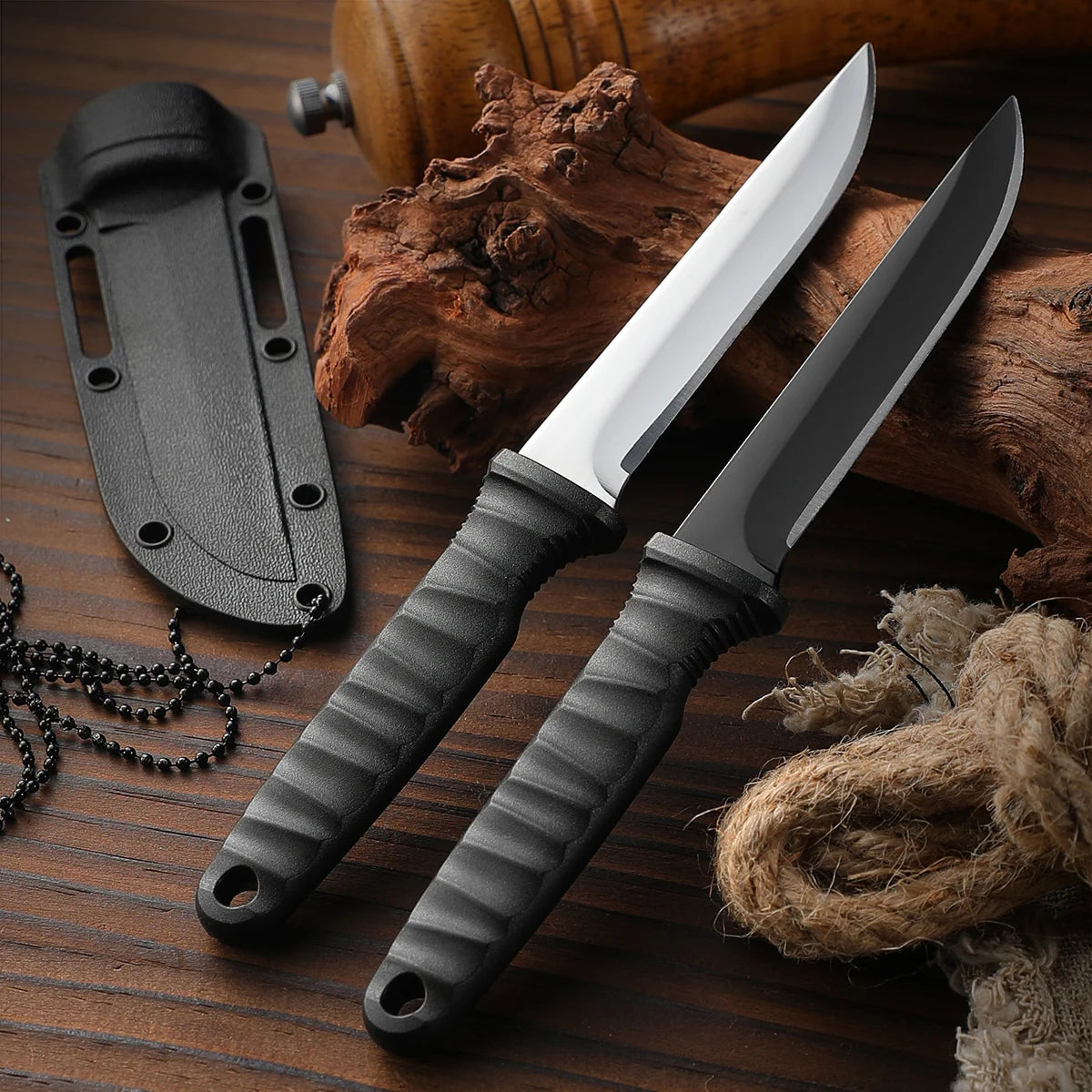 SHENJIU Stainless Steel Fruit Knife with Scabbard | Portable Fruit Knife Axl