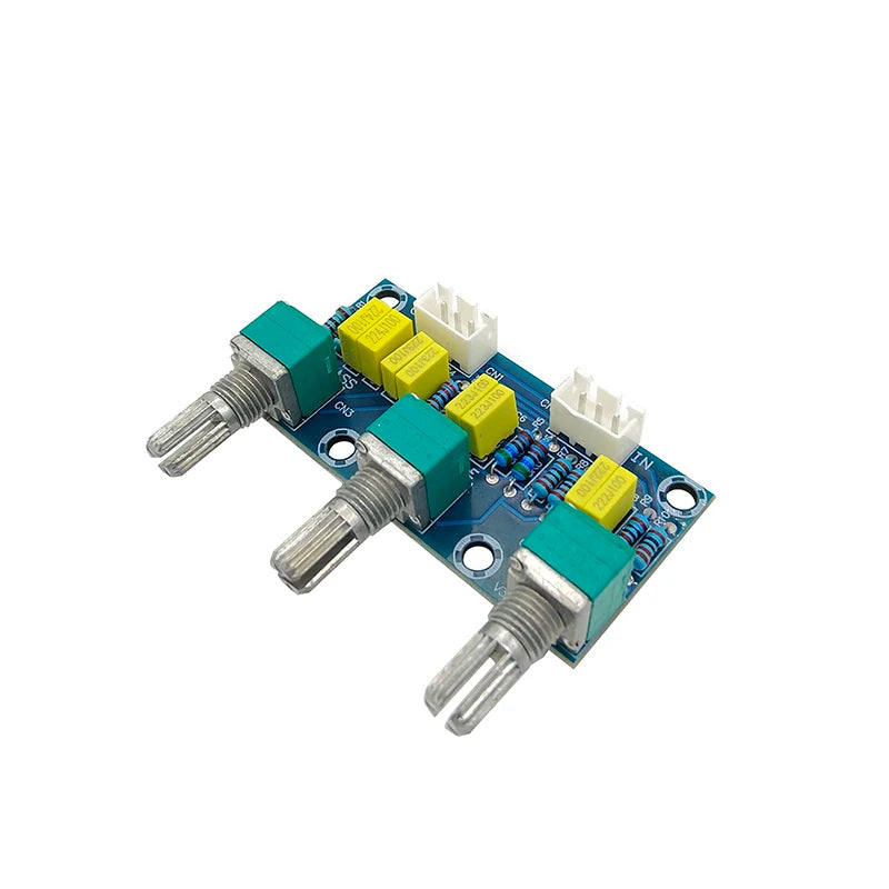 Passive Tone Control PCB Board – 2-Channel Bass & Treble Module Audio Preamp Module Axl