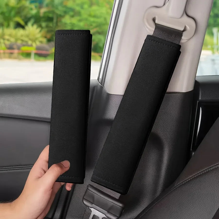 Car Seat Belt Shoulder Pads – Soft Comfortable Covers 2 Pack Seat Belt Cover Axl