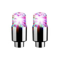 LED Tire Valve Cap Lights 2 Pcs – Car, Bike & Motorcycle Wheels LED Valve Cap Lights Axl Multicolour