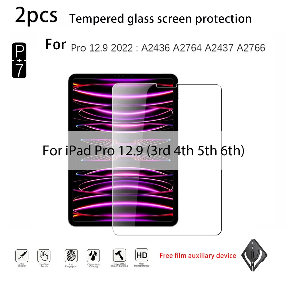 2-Pack Tempered Glass Screen Protector – iPad Pro 12.9" Screen Protector Axl iPadPro 12.9 2022