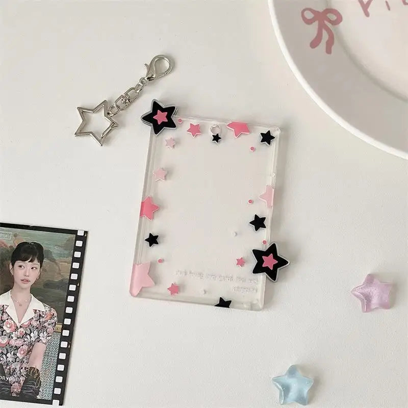 Star Photocard Holder 3 Inch – Acrylic Card Display Pendant Photocard Holder Axl A3