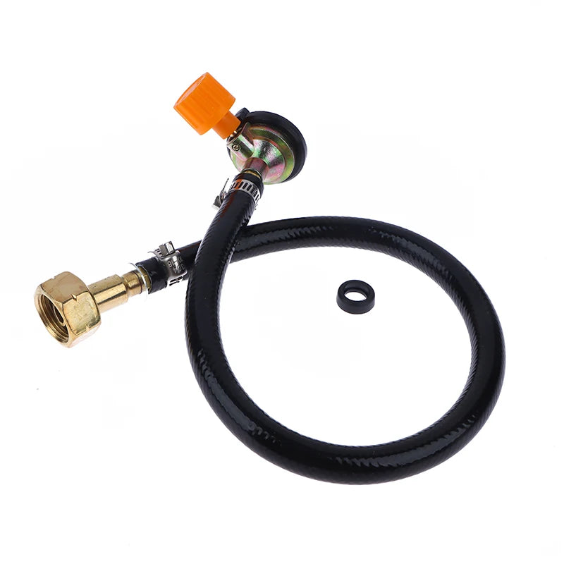 Leak-Proof Gas Refill Adapter – Braided Hose Cylinder Coupler Gas Refill Adapter Axl