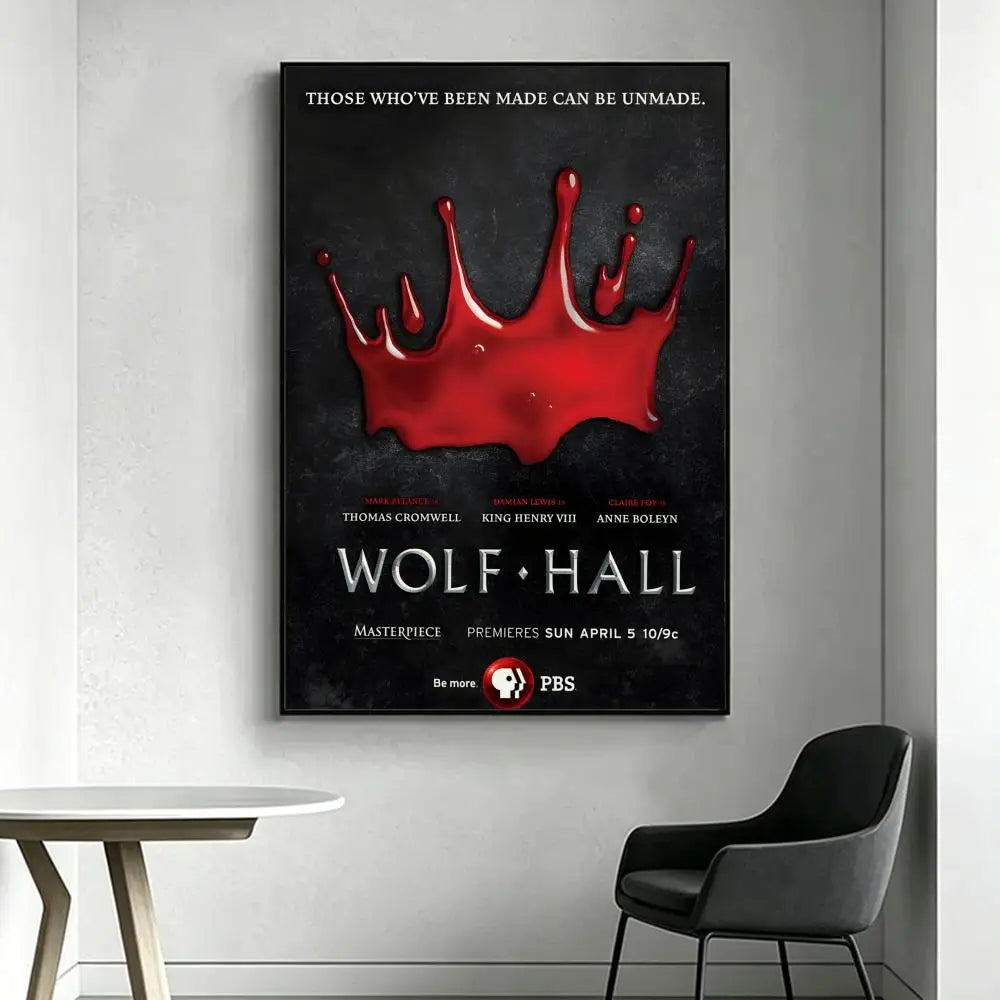 Wolf Hall TV Series HD Art Poster – Waterproof Wall Decor Wall Art Poster Axl White9 15X20cmNoframe