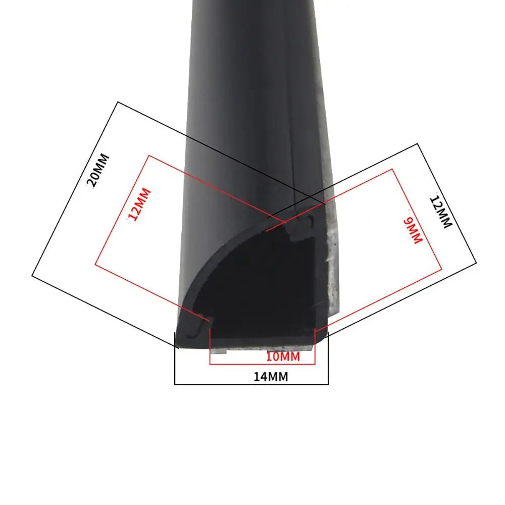 Self-Adhesive Floor Cord Cover – PVC Cable Concealer Duct Floor Cable Cover Axl Black