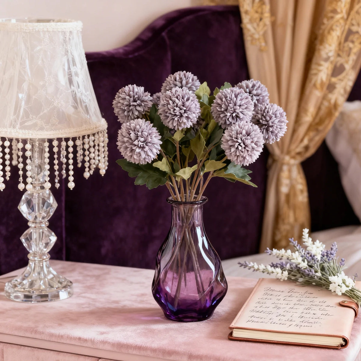 Silk Ball Chrysanthemum Artificial Flowers – Wedding & Home Décor Artificial Silk Flowers Axl