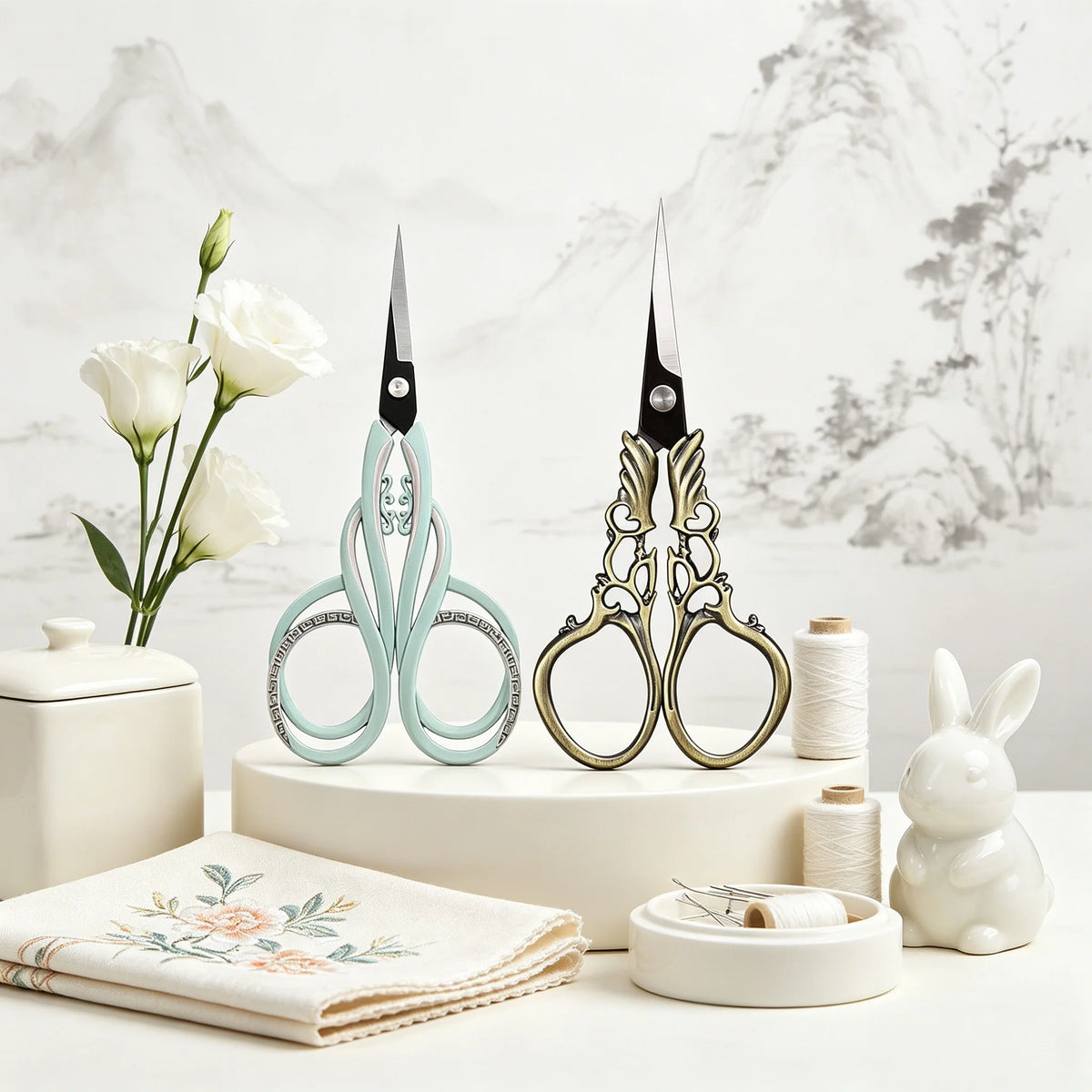 Vintage Embroidery Scissors – Stainless Steel Tailor Sewing Shears Embroidery Scissors Axl