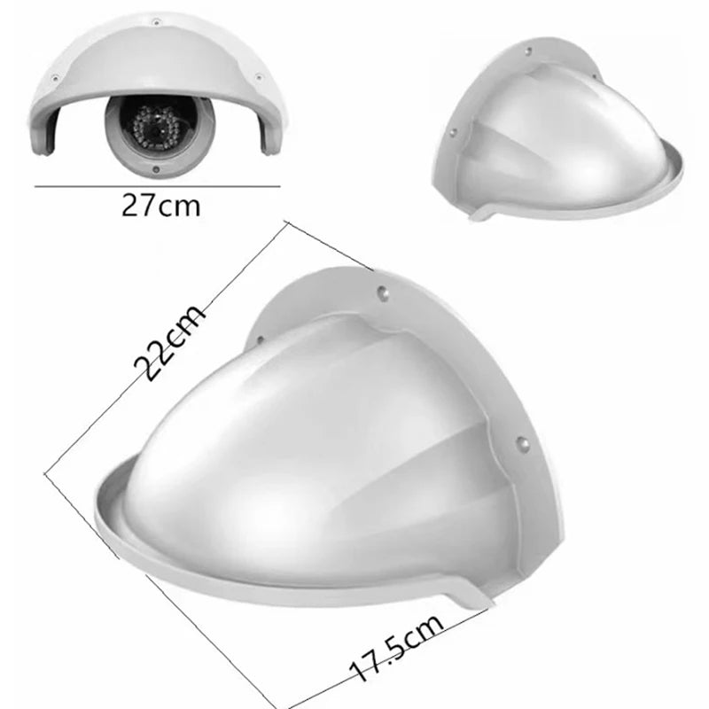 CCTV Turret Dome Camera Rain & Sun Shield Weather Cover Camera Weather Shield Axl
