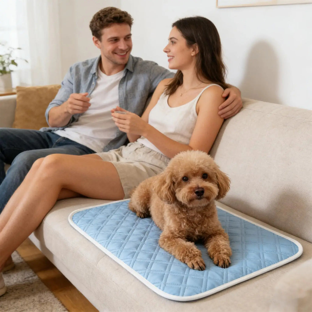 Pet Cooling Mat – Ice Silk Breathable Bed for Dogs & Cats Pet Cooling Mat Axl