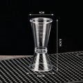 Cocktail Jigger Measuring Cup – Clear PP Home Bar Tool Cocktail Jigger Axl 10-20cc