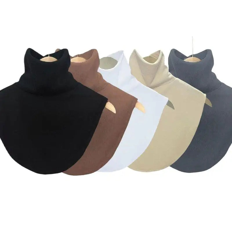 Women's Detachable Mock Turtleneck Collar – Knit Neck Warmer Detachable Mock Collar Axl