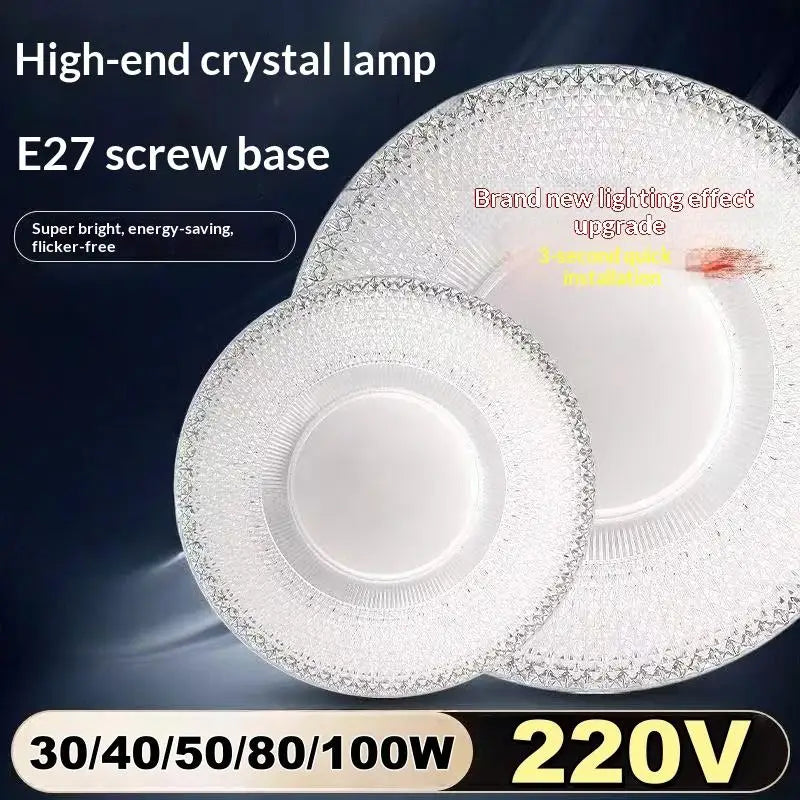 E27 LED Crystal UFO Bulb – Ultra-Bright Energy-Saving Light LED Light Bulb Axl
