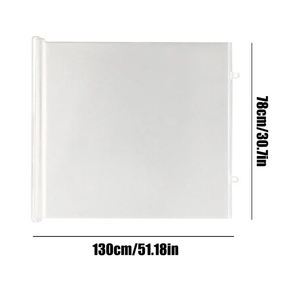 Retractable Pet Gate – No-Drill Screen Door for Dogs & Cats Retractable Pet Gate Axl White L