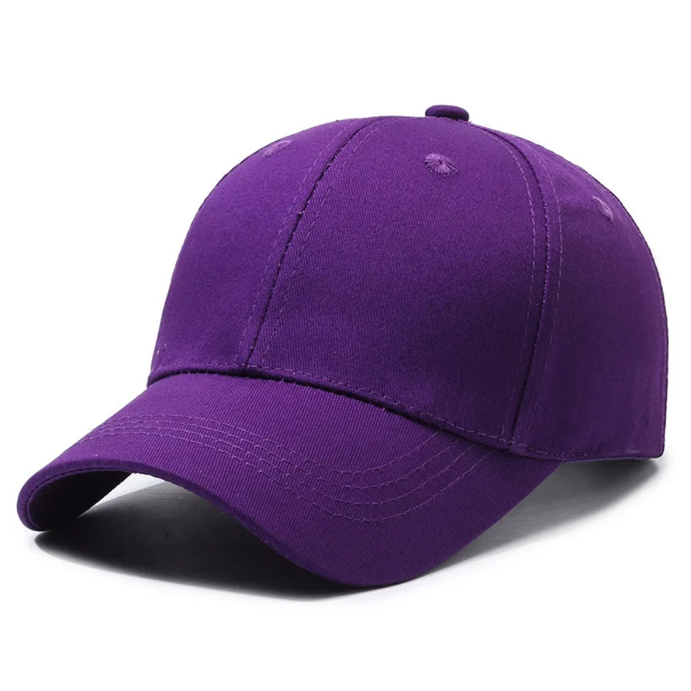 Unisex UPF 50+ Baseball Cap – Breathable Cotton Sun Hat Baseball Cap Axl Purple