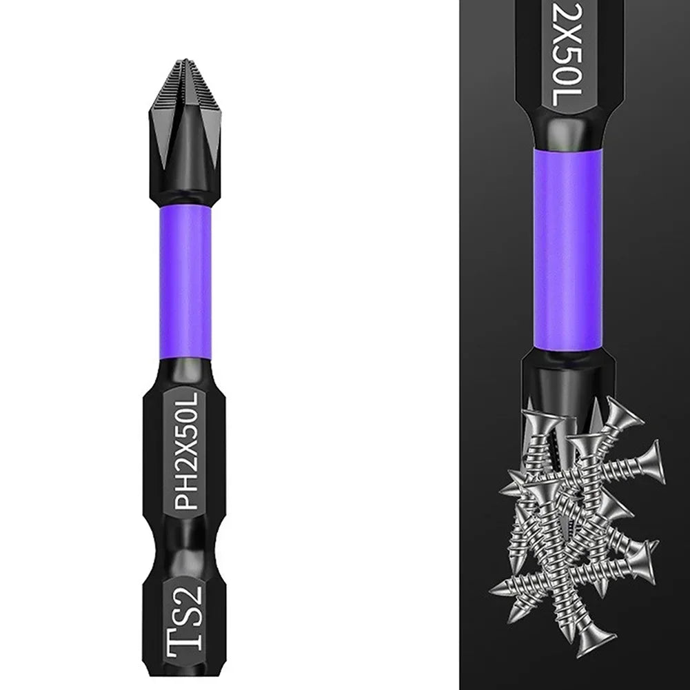 PH2 Magnetic Screwdriver Bit – Non-Slip Alloy Steel 25–150mm Screwdriver Bit Axl