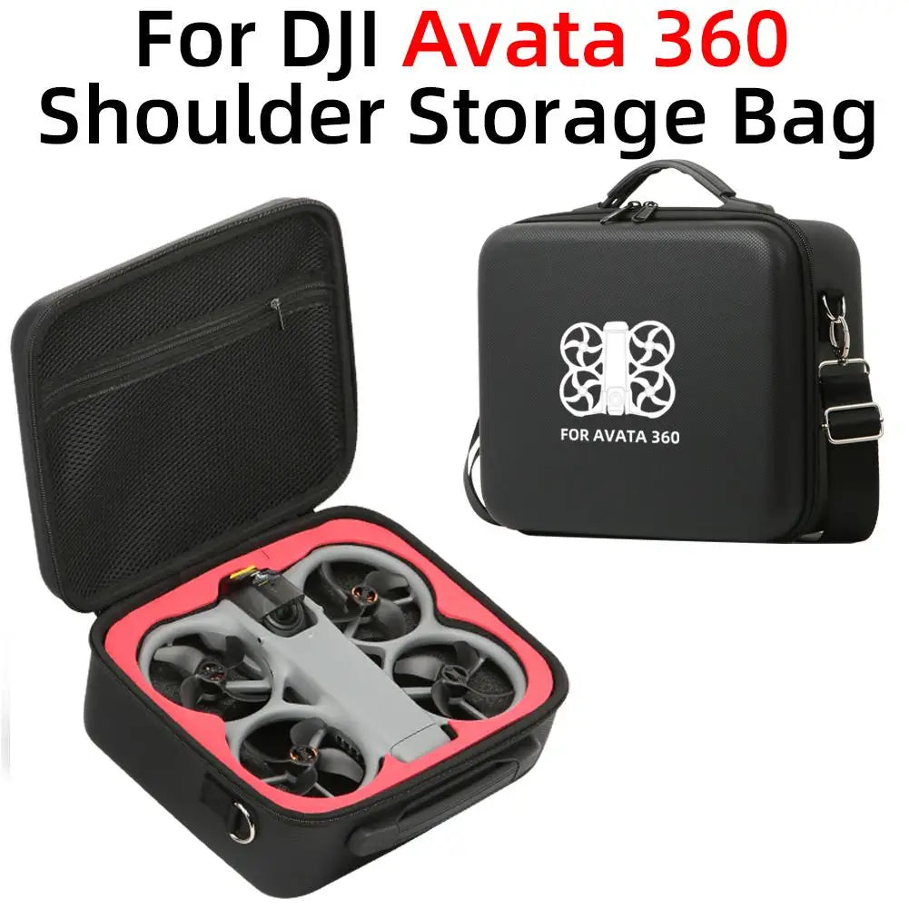 DJI Avata 360 Carrying Case – PU Shell, EPE Liner, RC-N3/RC 2 Drone Carrying Case Axl