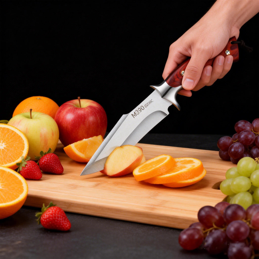 Japanese Stainless Steel Chef's Knife – Wooden Handle & Sheath Chef's Knife Axl