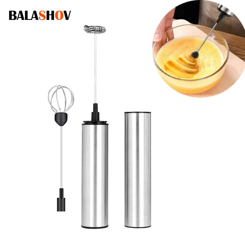 BALASHOV USB Rechargeable Handheld Milk Frother Wand Milk Frother Axl