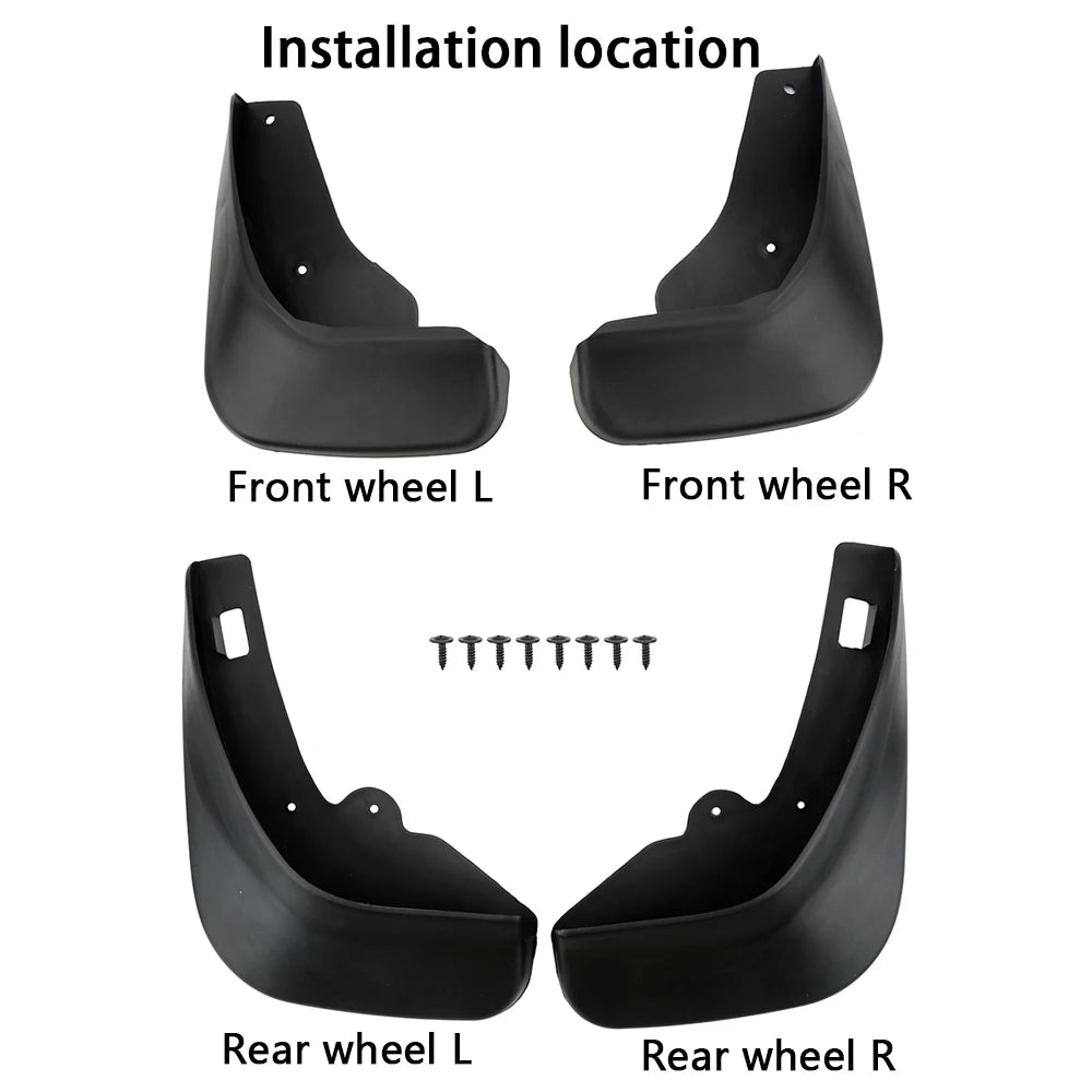 Ford Focus 2 MK2 MK2.5 Mud Flaps Splash Guards 2005–2011 Mud Flaps Set Axl
