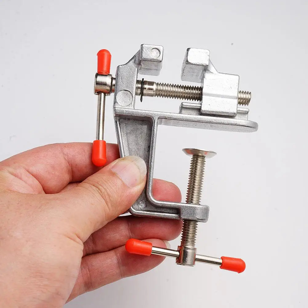 Mini Aluminum Bench Vise – Compact Table Clamp for Hobby & Craft Mini Bench Vise Axl