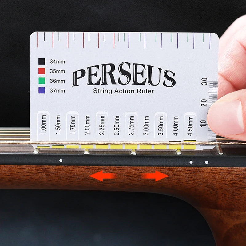 Guitar Setup Gauge Ruler – Action & Fret Measurement Tool Guitar Setup Tool Axl