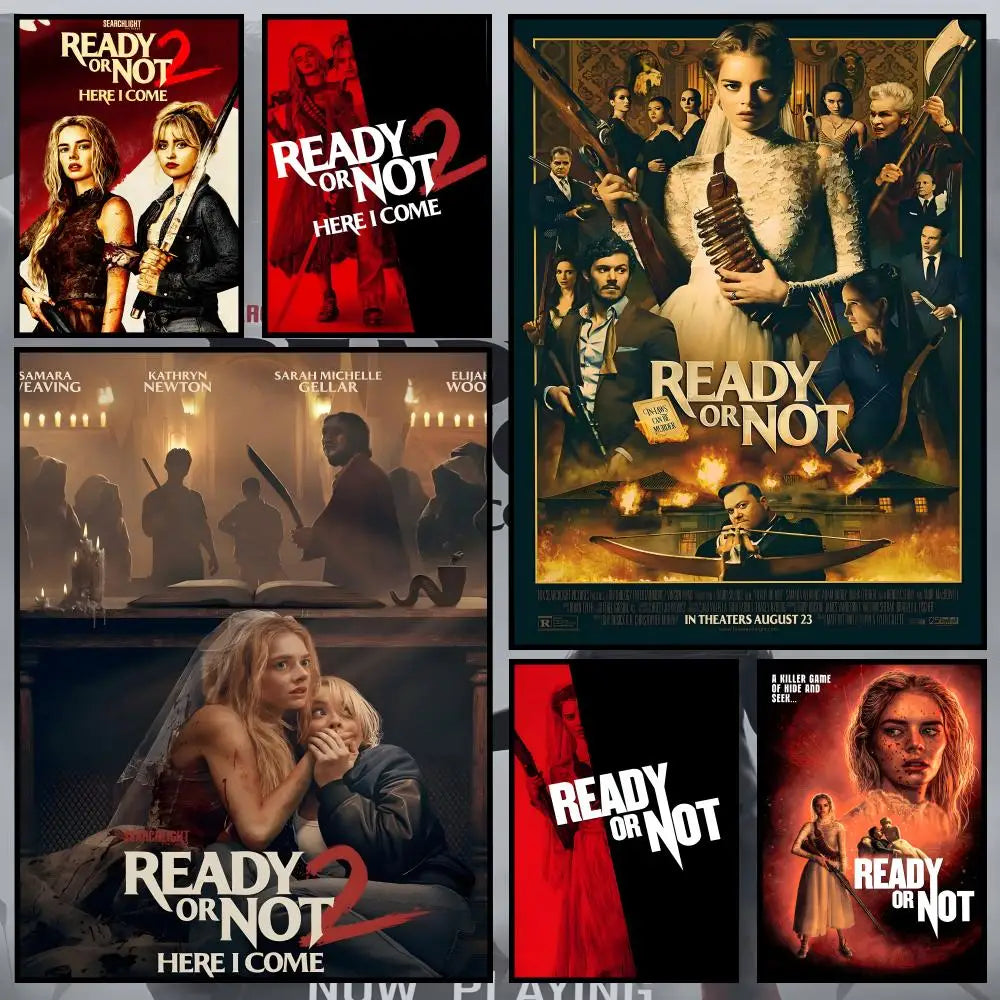 Ready or Not Game Poster – Self-Adhesive HD Wall Art Decor Gaming Wall Poster Axl