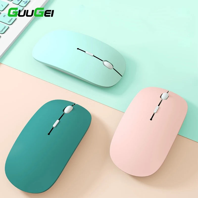 GUUGEI Bluetooth Silent Wireless Mouse – Ultra-Thin for Laptop Wireless Mouse Axl