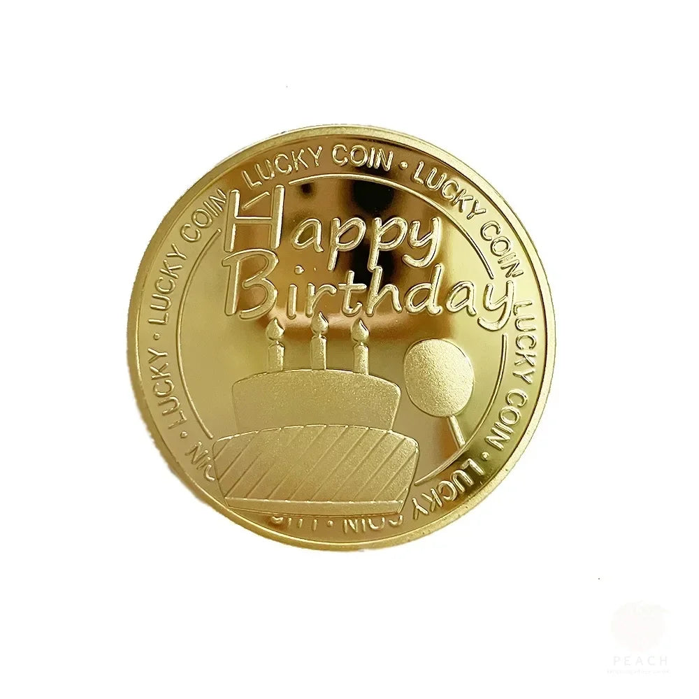 Commemorative Medal Lucky Coin | Birthday & Festival Gift Commemorative Coin Axl
