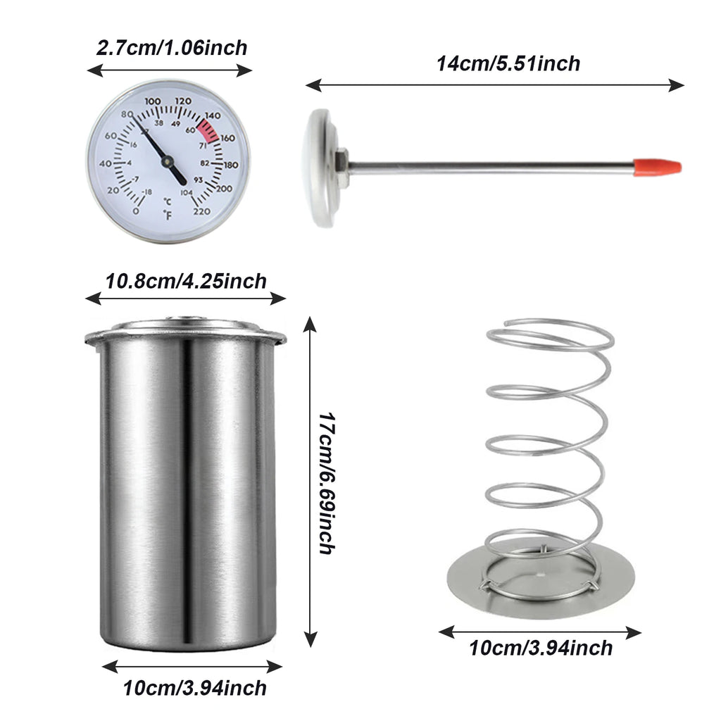 304 Stainless Steel Ham Press Maker – Homemade Deli Meat Mold Ham Press Maker Axl