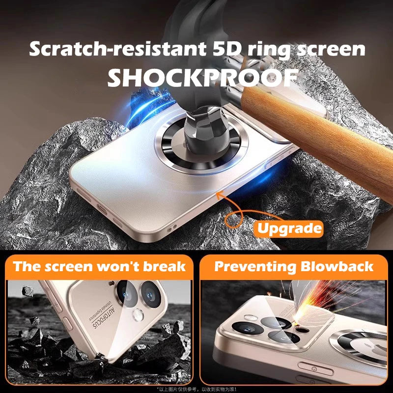 Titanium Matte Magnetic iPhone Case | MagSafe Compatible Magnetic Phone Case Axl