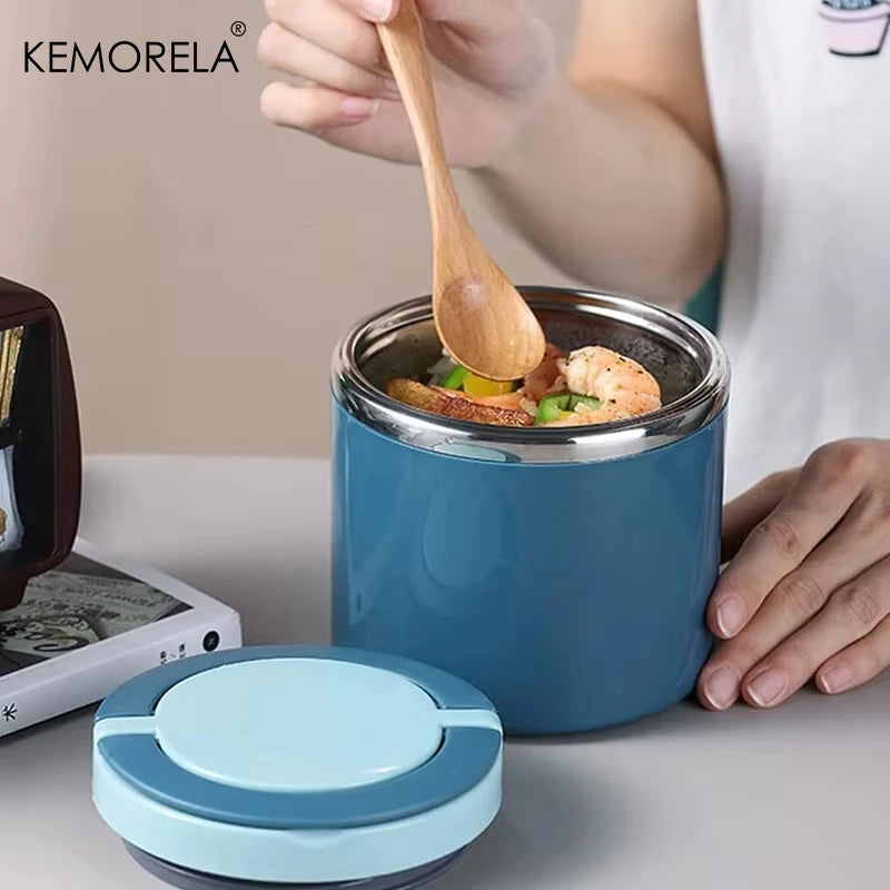 KEMORELA Insulated Food Jar 630ml/1000ml – Stainless Thermos Insulated Food Jar Axl