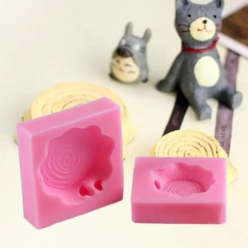 3D Tree Stump Silicone Fondant Mold – Cake & DIY Baking Silicone Fondant Mold Axl