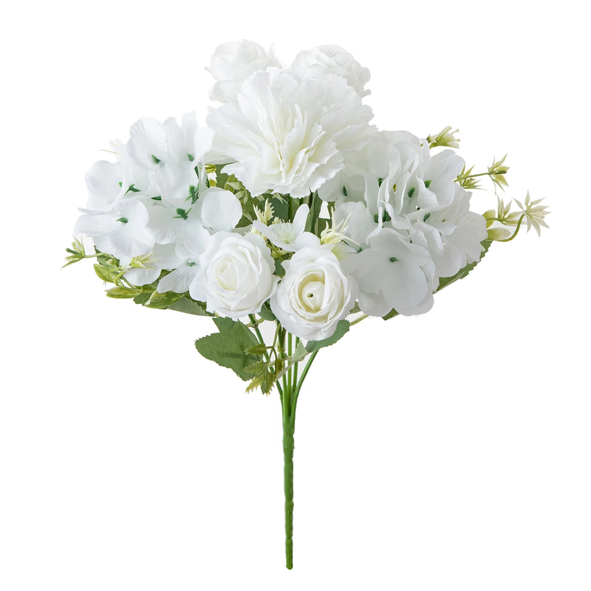 Silk Artificial Carnation Rose Bouquet – Wedding & Home Decor Artificial Flower Bouquet Axl color 1 3 pcs