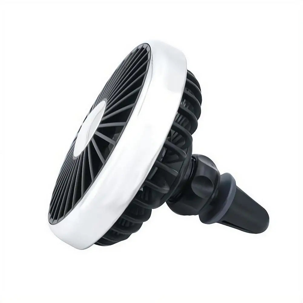 USB Clip-On Car Vent Fan – 360° Rotatable LED Mini Fan Car Vent Fan Axl