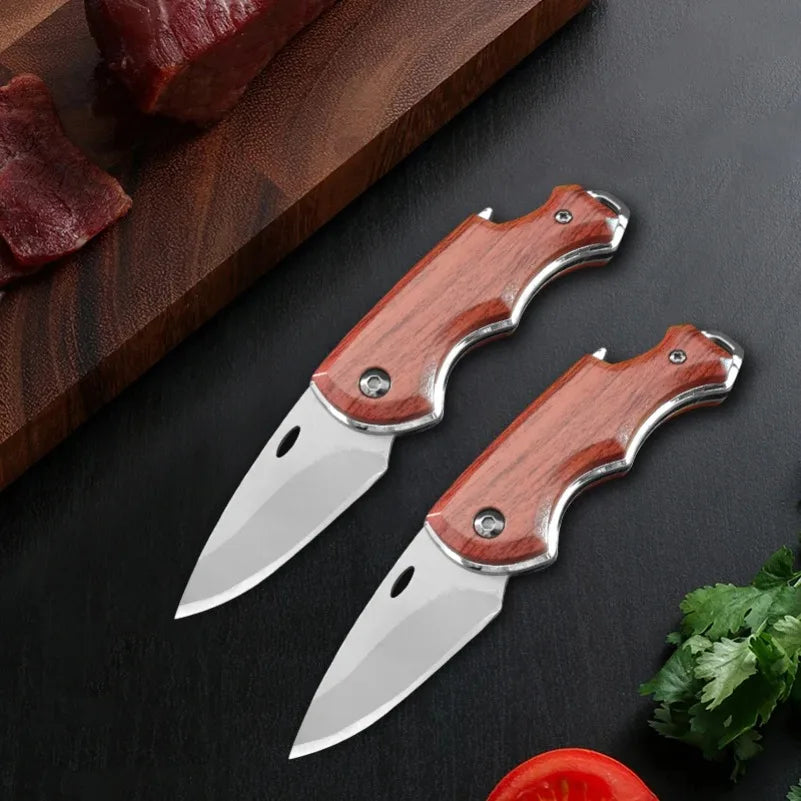 InLeung Folding Paring Knife – Stainless Steel Pocket Knife Folding Paring Knife Axl