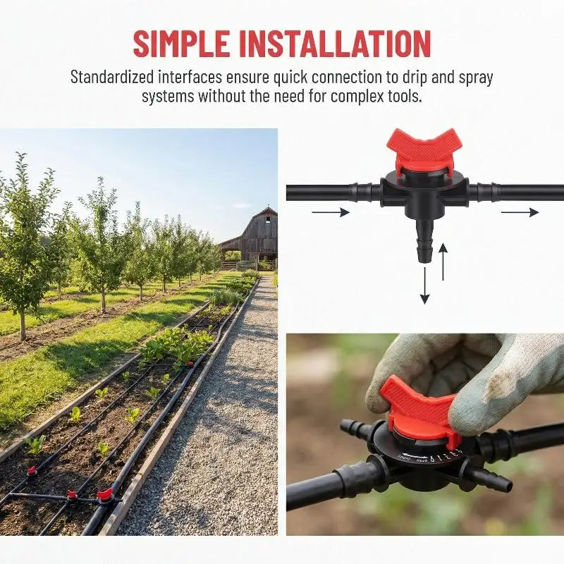Fruit Tree Drip Irrigation Device with Fertilizer Injector Drip Irrigation Device Axl