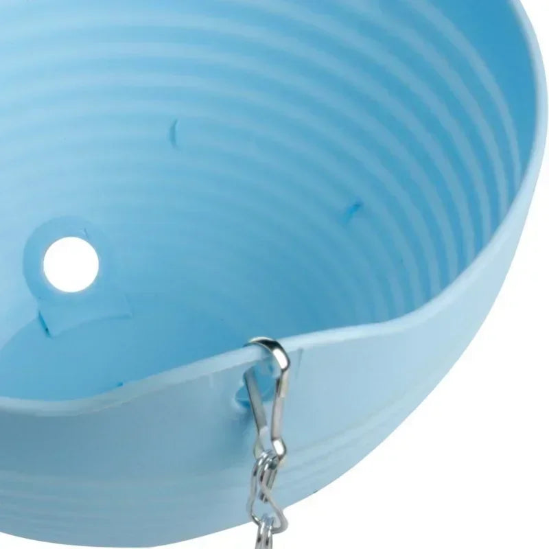Hanging Flower Pot with Chain Basket – Plastic Planter Holder Hanging Planter Pot Axl
